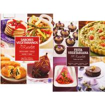 Culinária Vegetariana 214 Receitas Lanches Pizzas Kit 2 Vols - Europa