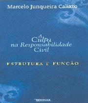 Culpa na Responsabilidade Civil, A: Estrutura e Função - RENOVAR