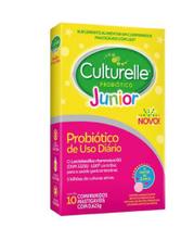 Culturelle Probiótico Junior 10 comp. mastigáveis 0,623g frutas vermelhas - Cellera Farma