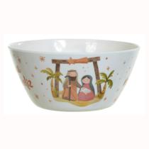 Cumbuca Bowl Tigela Natalina Sagrada Família Melamina 750ml Bege Pote Sopas Caldos Sobremesas Cumbuca Bowl Tigela Natalina Sagrada Família Melamina 750ml Bege Pote Sopas Caldos Sobremesas