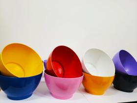 Cumbuca Colorida Tigela Caldo Sobremesa Sopa Tintura Sorvetes Petiscos Açaí