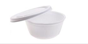 Cumbuca de isopor 300 ml c/tampa c/10 undades