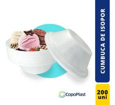 Cumbuca De Isopor Pote Descartável 300Ml Com 200 Uni Full