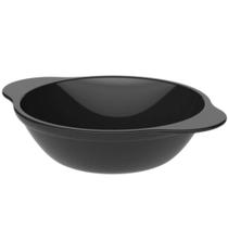 Cumbuca Preta Coza Uno 100ml Plástica Tigela Bowl 11,5x9x2,5cm Porções Sobremesas Molhos