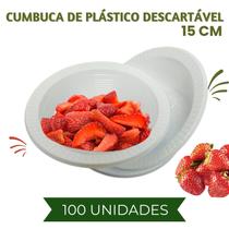 Cumbucas Descartável 100 unidades 15cm Para Festas, Salgados, Delivery Cumbucas Descartável 100 unidades 15cm Para Festas, Salgados, Delivery