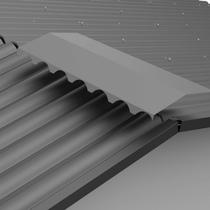 Cumeeira Lisa Espigão para Telha Ondulada Isolamento Térmico em Pir Ap 15mm Semi-sanduíche (1,20m)