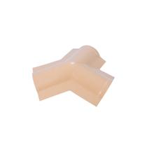 Cumeeira Triangular Colonial 15 x 15 x 15 cm PVC Afort Bege