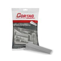 Cunha Cortag 50 Un. Nivela Pisos e Revestimento Porcelanato Cunha Cortag 50 Un. Nivela Pisos e Revestimento Porcelanato