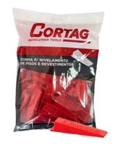 Cunha de Nivelamento Cortag 50 Unidades - Cunha Larga