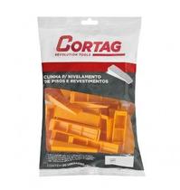 Cunha De Nivelamento Modelo Tradicional (50 Unidades) - Amarelo - CORTAG