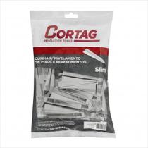 Cunha P/ Nivelamento Piso Cortag Slim C/100 Cunha P/ Nivelamento Piso Cortag Slim C/100