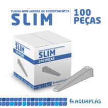 Cunha para Nivelador Linha SLIM AQUAPLAS - 100 peças Cunha para Nivelador Linha SLIM AQUAPLAS - 100 peças
