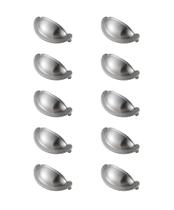 Cup Bar Pull Set Elegant Decor Claude Zinc Alloy Nickel 10 unidades