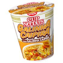Cup Noodles Macarrão Instantâneo Galinha Caipira Pote 69g