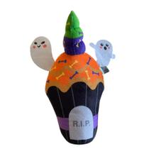 Cupcake de Pelúcia Halloween - 26,5cm - 1 unidade - Rizzo Cupcake de Pelúcia Halloween - 26,5cm - 1 unidade - Rizzo