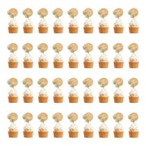 Cupcake Toppers Party to Be She Said Yes Wood 36 unidades Cupcake Toppers Party to Be She Said Yes Wood 36 unidades