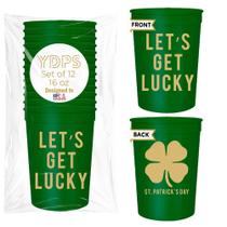 Cups Your Dream Party Shop Let's Get Lucky no Dia de São Patrício Cups Your Dream Party Shop Let's Get Lucky no Dia de São Patrício