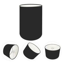 Cúpula Abajur Cilíndrica Cp-7003 Ø15x20cm Preto Cúpula Abajur Cilíndrica Cp-7003 Ø15x20cm Preto