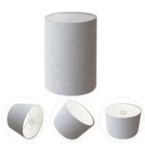 Cúpula Abajur Cilíndrica Cp-7003 Ø15x20cm Rustico Cinza Cúpula Abajur Cilíndrica Cp-7003 Ø15x20cm Rustico Cinza