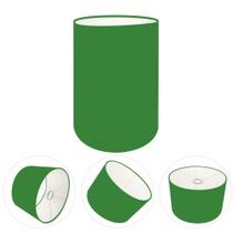Cúpula Abajur Cilíndrica Cp-7004 Ø15x25cm Verde Folha