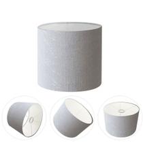 Cúpula Abajur Cilíndrica Cp-7005 Ø18x18cm Rustico Cinza Cúpula Abajur Cilíndrica Cp-7005 Ø18x18cm Rustico Cinza