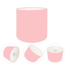 Cúpula Abajur Cilíndrica Cp-7008 Ø20x25cm Rosa Bebê Cúpula Abajur Cilíndrica Cp-7008 Ø20x25cm Rosa Bebê