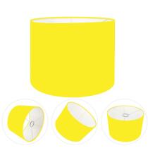 Cúpula Abajur Cilíndrica Cp-7013 Ø30x30cm Amarelo