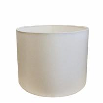 Cúpula Abajur Cilíndrica Cp-7021 Ø45x25cm Branco