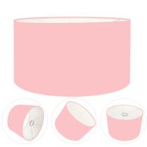 Cúpula Abajur Cilíndrica Cp-7023 Ø50x21cm Rosa Bebê Cúpula Abajur Cilíndrica Cp-7023 Ø50x21cm Rosa Bebê