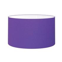 Cúpula Abajur Cilíndrica Cp-7024 Ø50x25cm Roxo