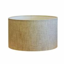 Cúpula Abajur Cilíndrica Cp-7026 Ø55x25cm Rustico Bege