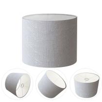 Cúpula Abajur Cilíndrica Cp-8008 Ø20x25cm Rustico Cinza Cúpula Abajur Cilíndrica Cp-8008 Ø20x25cm Rustico Cinza