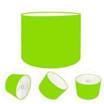 Cúpula Abajur Cilíndrica Cp-8012 Ø30x25cm Verde Limão