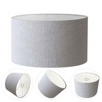 Cúpula abajur cilíndrica cp-8028 Ø60x30cm rustico cinza Cúpula abajur cilíndrica cp-8028 Ø60x30cm rustico cinza