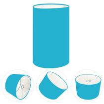 Cúpula abajur e luminária cilíndrica vivare cp-7002 Ø13x30cm - bocal nacional