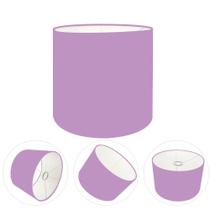 Cúpula abajur e luminária cilíndrica vivare cp-7008 Ø20x25cm - bocal nacional