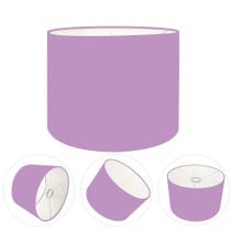 Cúpula abajur e luminária cilíndrica vivare cp-8012 Ø30x25cm - bocal europeu