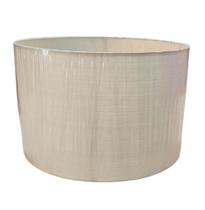 Cúpula Cilíndrica De Tecido Bege 40x40x26cm Cúpula Cilíndrica De Tecido Bege 40x40x26cm