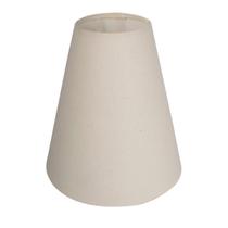 Cúpula clássica 18x8x17cm cone em Tecido Algodão soquete nacional cor Bege Ref 05 Cúpula clássica 18x8x17cm cone em Tecido Algodão soquete nacional cor Bege Ref 05