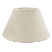 Cúpula Clássica Conica 14x9x22cm em Tecido Algodão Soquete Nacional cor bege Ref 17 Cúpula Clássica Conica 14x9x22cm em Tecido Algodão Soquete Nacional cor bege Ref 17