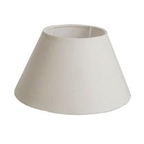 Cúpula clássica de Abajur 23x14x36cm de Tecido Algodão soquete nacional Ref 21 cor Bege Cúpula clássica de Abajur 23x14x36cm de Tecido Algodão soquete nacional Ref 21 cor Bege