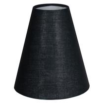 Cúpula clássica para Abajur 18x8x17cm tecido algodão soquete Nacional Cor Bege, branca ou Preta Ref 05