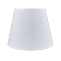Cúpula Cônica Cone 17x13x11cm Para Abajur - Tecido Branco Cúpula Cônica Cone 17x13x11cm Para Abajur - Tecido Branco
