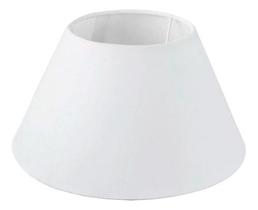 Cúpula de abajur 20X10X30cm em Tecido algodão soquete nacional cor branco Ref 20 Cúpula de abajur 20X10X30cm em Tecido algodão soquete nacional cor branco Ref 20