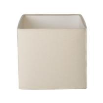 Cúpula de Abajur 20x21x21cm Quadrada Tecido algodão soquete nacional Ref 42 Bege Cúpula de Abajur 20x21x21cm Quadrada Tecido algodão soquete nacional Ref 42 Bege