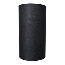 Cúpula de abajur 24x13x13cm cilíndrica Tecido Algodão Soquete Importado Ref 84 - TANGERINA