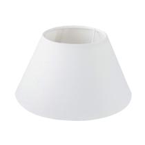 Cupula De Abajur 30x15x40 Grande de Tecido Algodão Soquete E27 Ref 28 branco