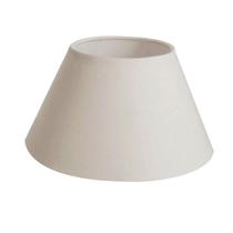 Cúpula De Abajur 30x15x40cm Grande de Tecido Algodão Soquete Nacional Ref 28 Cor Bege
