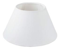 Cúpula De Abajur 30x20x50cm Grande Tecido Algodão Soquete nacional Ref 25 Branco Cúpula De Abajur 30x20x50cm Grande Tecido Algodão Soquete nacional Ref 25 Branco