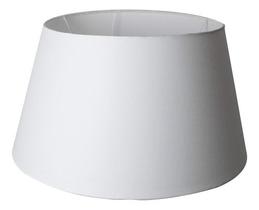 Cúpula de Abajur 30x25x40cm Grande de Tecido Algodão Soquete Nacional Ref 78 Cor bege, Preta, Branco
